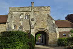 chichester cathedral  , bishops palace gatehouse