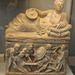 Alabaster Cinerary Urn with a Reclining Man in the British Museum, May 2014