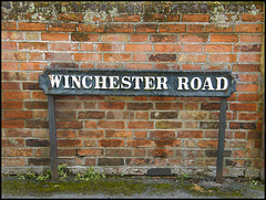Winchester Road street sign