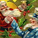 Santa and Uncle Sam's Christmas Greetings