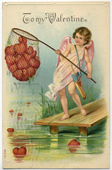 Cupid Netting Hearts