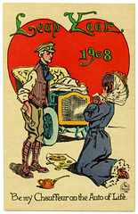 Leap Year 1908—Be My Chauffeur on the Auto of Life