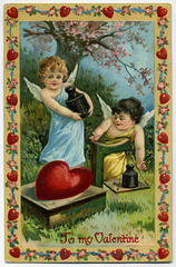 Cupids Weighing Hearts