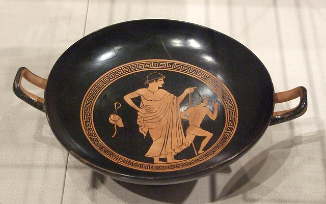 Terracotta Kylix Attributed to the Painter of NY GR576 in the Metropolitan Museum of Art, April 2011