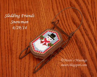 Sledding Friends Snowman 6/29/14