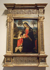 The Virgin Teaching the Christ Child to Read by Pinturicchio in the Philadelphia Museum of Art, August 2009
