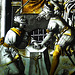 Detail of The Martyrdom of St. Jacobus Intercisus Stained Glass in the Cloisters, June 2011
