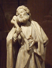 Detail of the Apostle, Probably St. Jude in the Philadelphia Museum of Art, January 2012