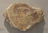 Fragment of a Byzantine Wall Painting with the Head of a Saint in the Princeton University Art Museum, July 2011