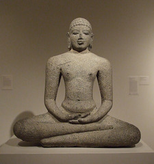 Jina Seated in Meditation in the Philadelphia Museum of Art, January 2012