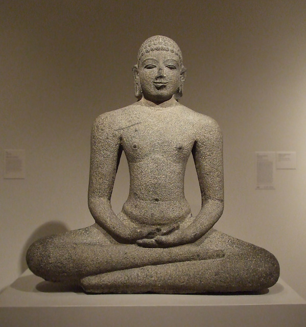 Jina Seated in Meditation in the Philadelphia Museum of Art, January 2012
