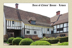 Anne of Cleves' house - rear aspect - Lewes - 23.7.2014
