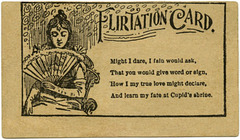 Flirtation Card