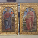 Panels from a Small Altarpiece with Saints Peter and John the Baptist by Cosimo Tura in the Philadelphia Museum of Art, August 2009