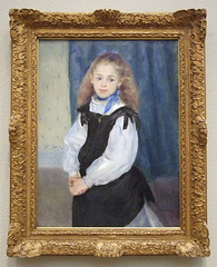 Portrait of Mademoiselle Legrand by Renoir in the Philadelphia Museum of Art, January 2012