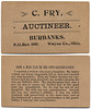 C. Fry, Auctioneer, Burbank, Ohio / How a Man Can Be His Own Grandfather