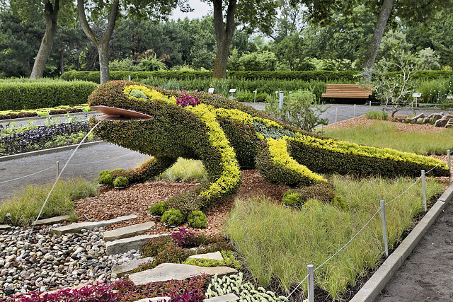 Gaudi's Salamander – Mosaïcultures Internationales de Montréal, Botanical Garden, Montréal, Québec