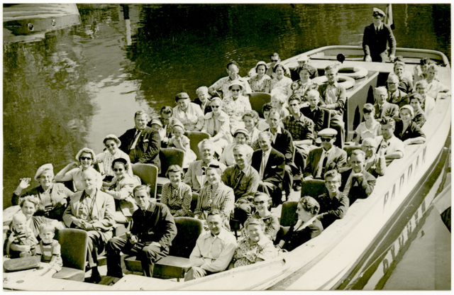 Paddan Canal Boat Ride, Gothenburg, Sweden, July 1957