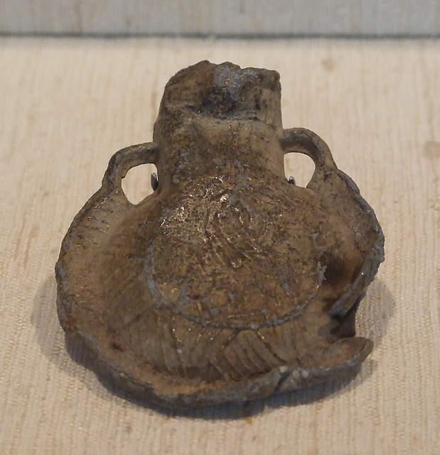 Ampulla with a Veiled Female Figure in the Princeton University Art Museum, July 2011
