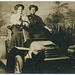 Two Women Driving Along