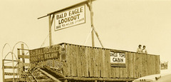 Bald Eagle Lookout, Uncle Tom's Cabin, West of State College, Pa. (Lookout Tower)