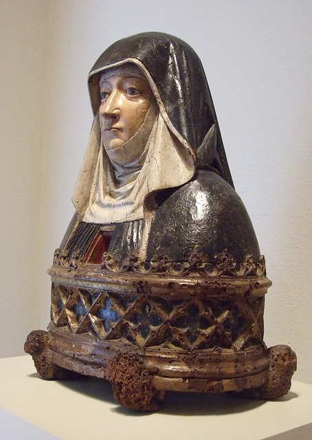 Reliquary Bust of a Benedictine Nun in the Philadelphia Museum of Art, August 2009