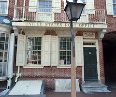 Post Office in Franklin Court in Philadelphia, August 2009