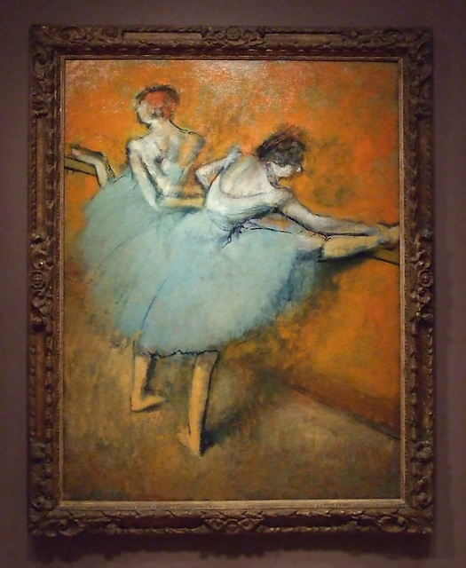 Dancers at the Barre by Degas in the Phillips Collection, January 2011
