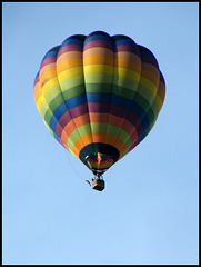 coloured balloon ride
