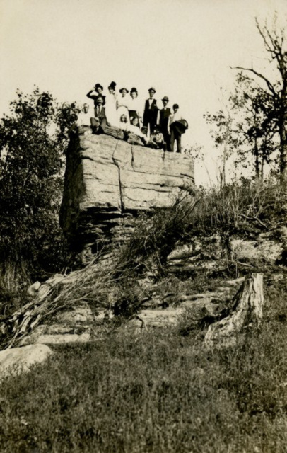 A Small Crowd on a Big Rock
