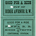 Good for a Ride Only on Ridge Avenue Railway