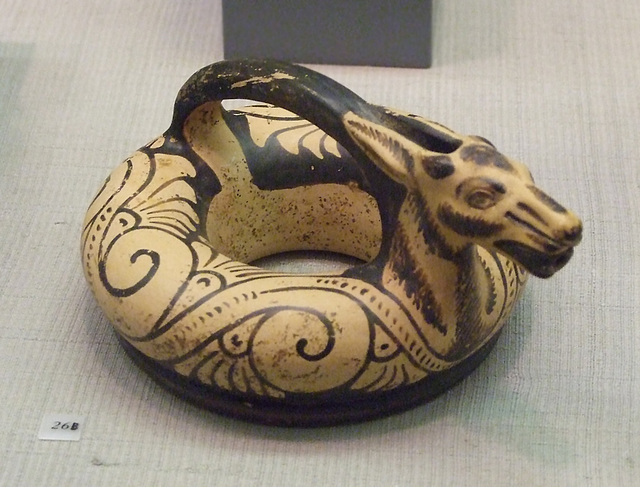 Ring-shaped Askos with a Deer Head Spout in the Princeton University Art Museum, July 2011