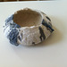 felted bowl blue and grey