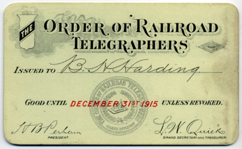 Order of Railroad Telegraphers, 1915