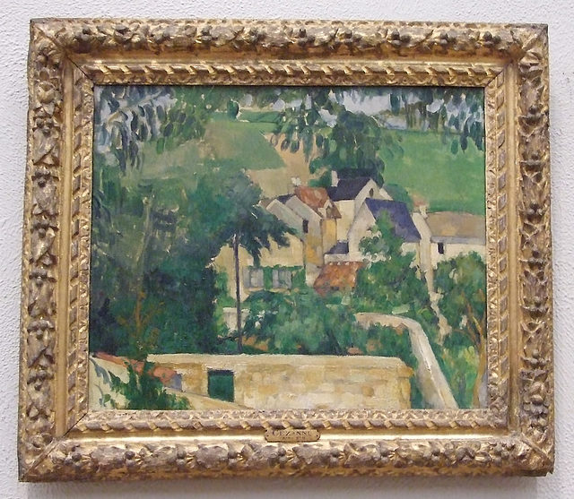 Quartier Four, Auvers-sur-Oise by Cezanne in the Philadelphia Museum of Art, August 2009