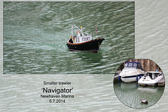 'Navigator' - a smaller trawler - Newhaven - 5.7.2014