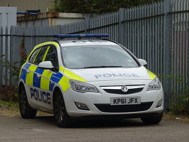 Police Astra in Derby - 14 July 2014