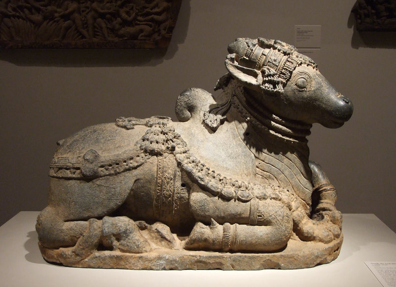 Nandi, the God Shiva's Bull in the Philadelphia Museum of Art, January 2012