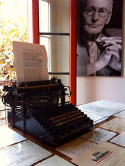 Hermann Hesse's desk. Montagnola, above Lugano.