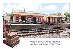 KESR Northiam Station - 7.8.2014