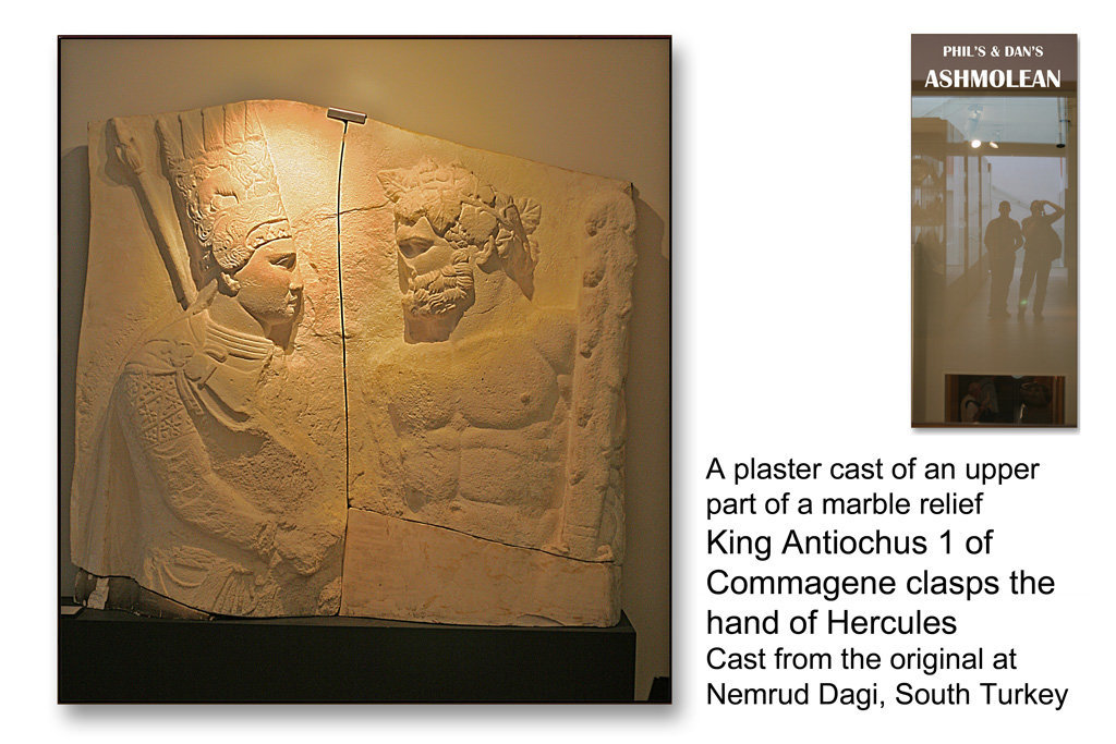 Antiochus & Hercules plaster cast Dagi, S Turkey  - The Ashmolean Museum - Oxford - 24.6.2014