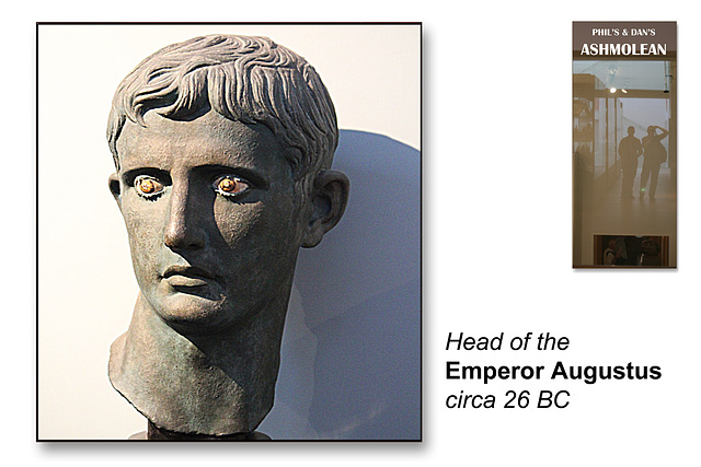 Augustus' head c 26BC - Ashmolean Museum - 24.6.2014 - photo by Dan Sutters