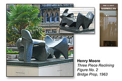 Henry Moore's Three-Piece Reclining Figure No 2 - Bridge Prop  - 1963 - The Ashmolean Museum - Oxford - 24.6.2014