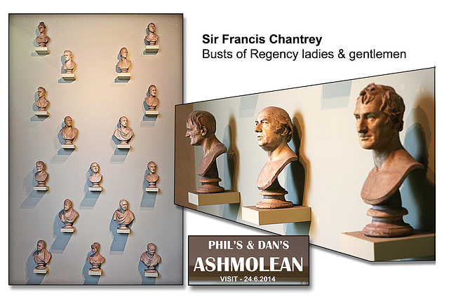 Sir Francis Chantrey's busts - The Ashmolean Museum - Oxford - 24.6.2014