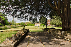 The bowling green - Guildford Castle gardens
