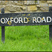 Oxford Road sign