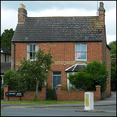 British red brick house
