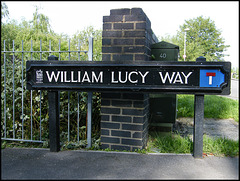 William Lucy Way sign