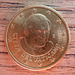 Pope euro coin