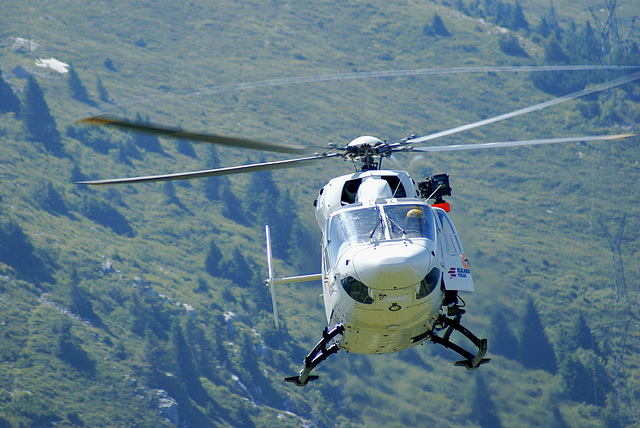 Bergrettung am Monte Baldo. Landung.  ©UdoSm